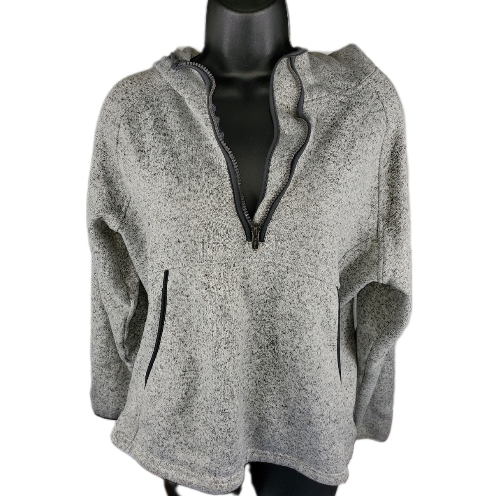 Avalanche Womens,Hooded,Quarter Zip,long Sleeve,Pullover